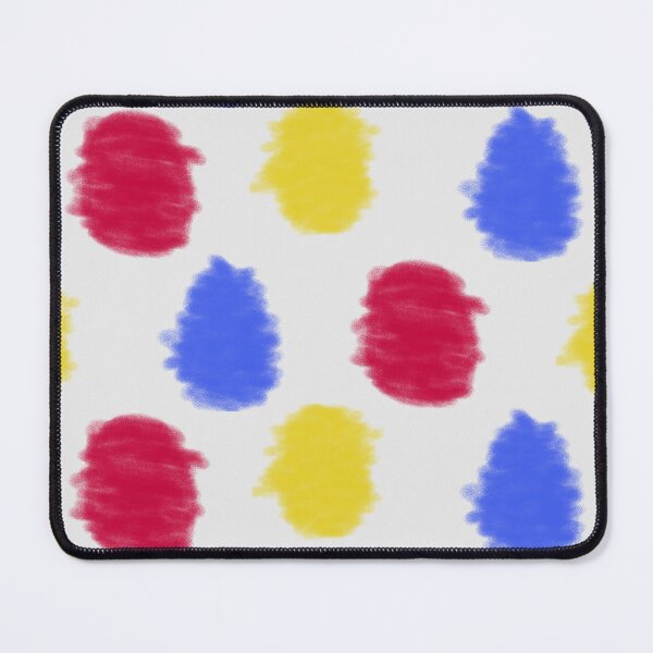Item preview, Primary Color Crayon Polka Dot Pattern designed and sold by IncoherentFab.