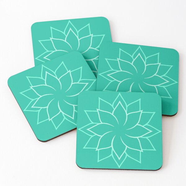 Item preview, Flower Outline in Green Reverse designed and sold by KathyLav.