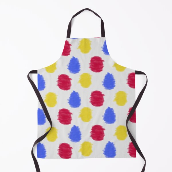 Item preview, Primary Color Crayon Polka Dot Pattern designed and sold by IncoherentFab.