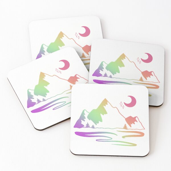 Item preview, Colorful Mountains designed and sold by kenn-in-color.