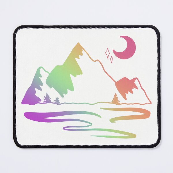 Item preview, Colorful Mountains designed and sold by kenn-in-color.