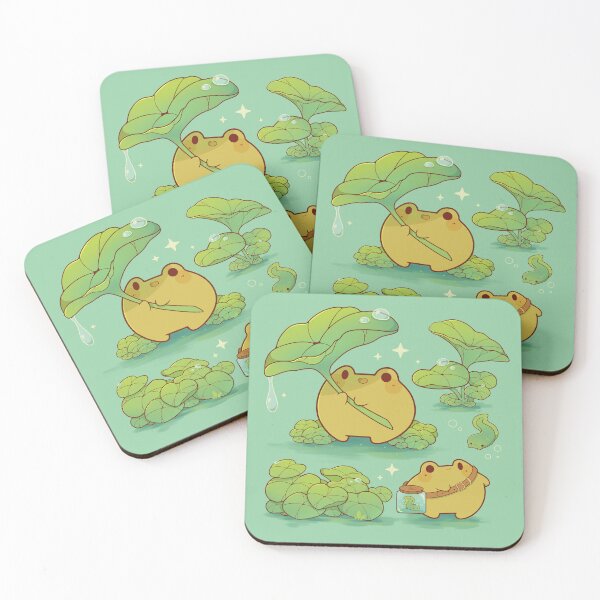 Item preview, Froggies and plants designed and sold by Rihnlin.