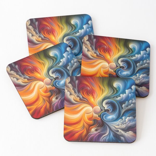 Item preview, Celestial Dance: The Harmony of Fire and Water designed and sold by Vitalka-uk.