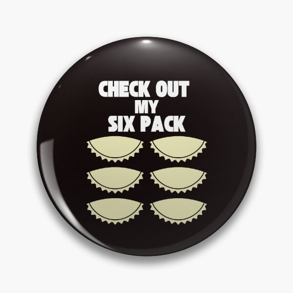 Item preview, Check Out My Six Pack Dumplings Wonton Funny Workout Humor designed and sold by MagicSD Designs.