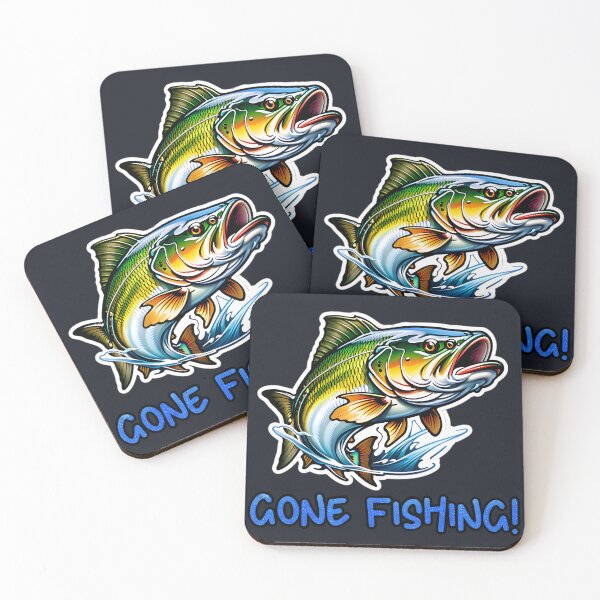 Item preview, Gone Fishing Logo - Largemouth Bass designed and sold by TheArtOfPat.