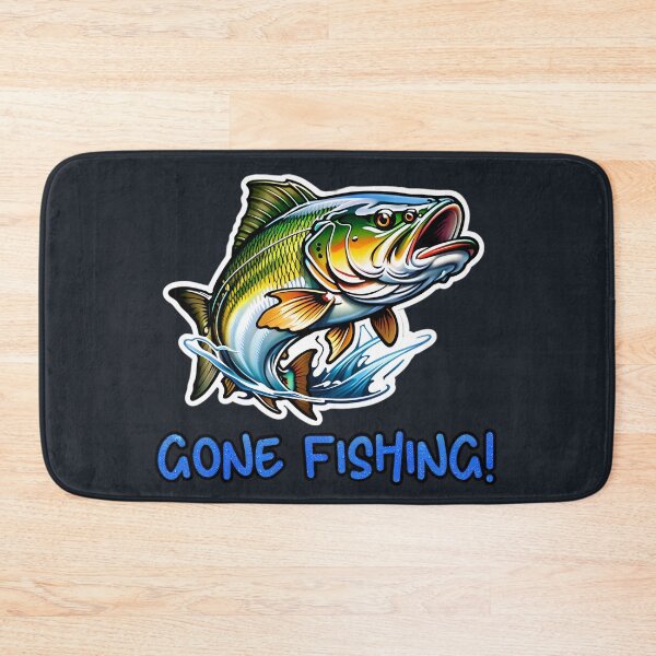Item preview, Gone Fishing Logo - Largemouth Bass designed and sold by TheArtOfPat.