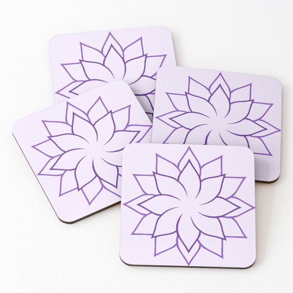 Item preview, Flower Outline in Purple designed and sold by KathyLav.