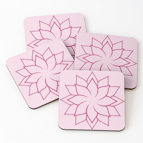 Item preview, Flower Outline in Pink designed and sold by KathyLav.