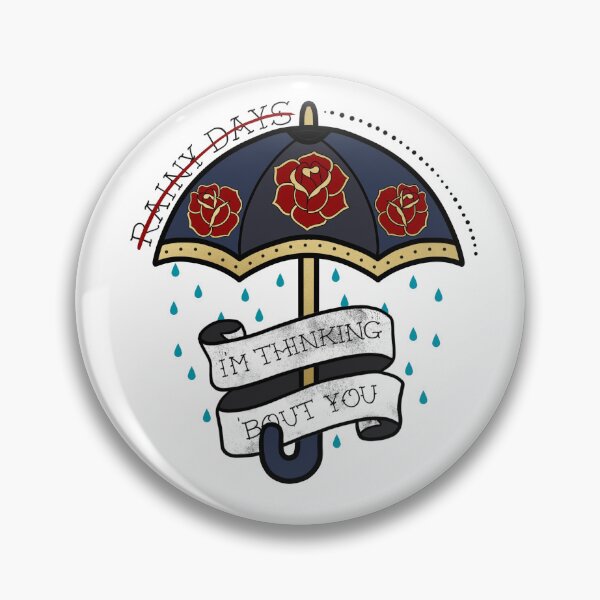 Item preview, V Rainy Days tattoo illustration  designed and sold by natashacole.