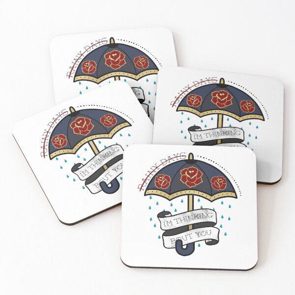 Item preview, V Rainy Days tattoo illustration  designed and sold by natashacole.
