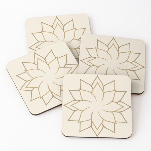 Item preview, Flower Outline in Gold designed and sold by KathyLav.