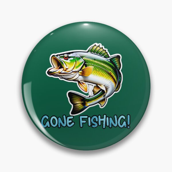 Item preview, Gone Fishing Logo - Largemouth Bass designed and sold by TheArtOfPat.