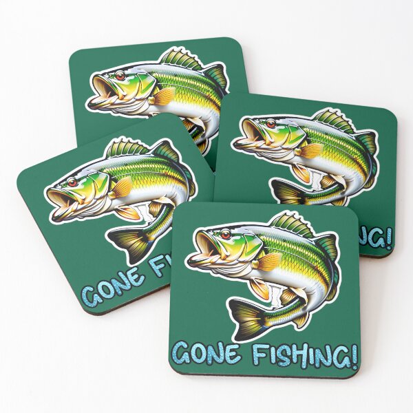 Item preview, Gone Fishing Logo - Largemouth Bass designed and sold by TheArtOfPat.