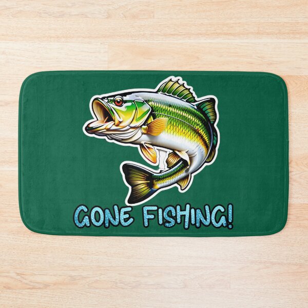 Item preview, Gone Fishing Logo - Largemouth Bass designed and sold by TheArtOfPat.