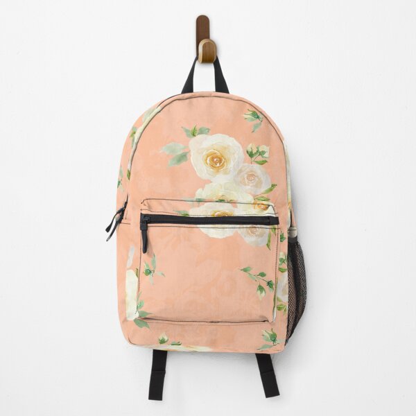 Item preview, White Roses Peach Abstract Floral Dainty Soft designed and sold by Jaana Day.