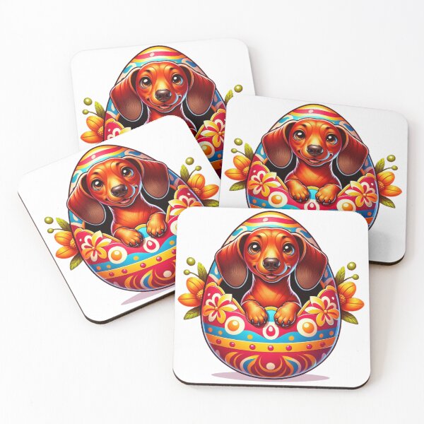 Item preview, Cute Dachshund in Easter Egg  designed and sold by BeansHotTees.