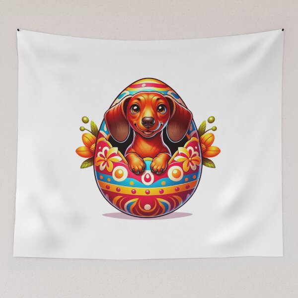Item preview, Cute Dachshund in Easter Egg  designed and sold by BeansHotTees.