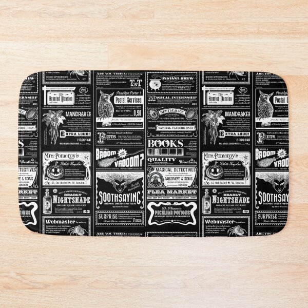 Item preview, creepy halloween newspaper antique black designed and sold by Gossip Rag.