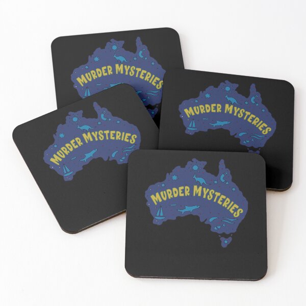 Item preview, AUSSIE MAP MURDER MYSTERY  designed and sold by Jessicalcl.