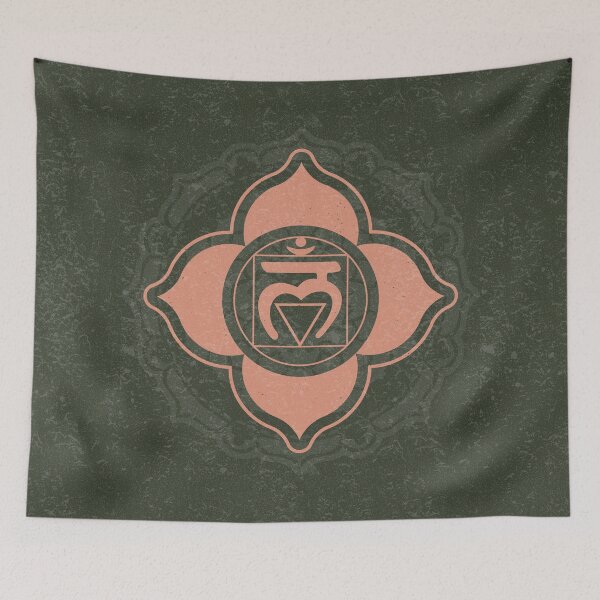 Item preview, Root Chakra Mandala - Pine + Coral designed and sold by Irene Estelle.