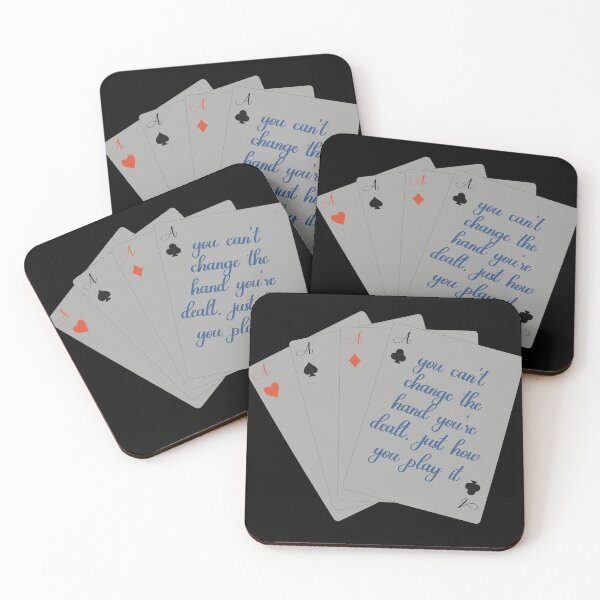 Item preview, The hand you’re dealt designed and sold by caseycreates704.