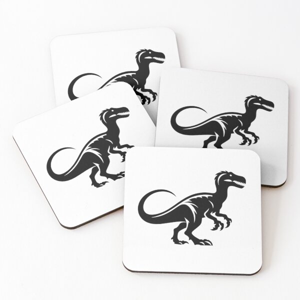 Item preview, Utahraptor Silhoutte, Dinosaur Silhoutte,Jurrasic Animals  designed and sold by SnuggleSafari.