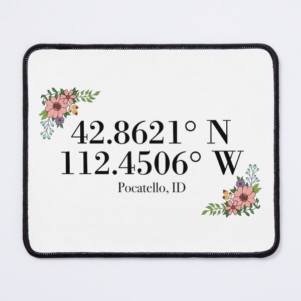 Item preview, Pocatello, ID Coordinates designed and sold by mynameisliana.