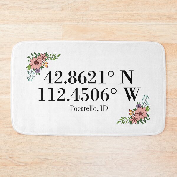 Item preview, Pocatello, ID Coordinates designed and sold by mynameisliana.