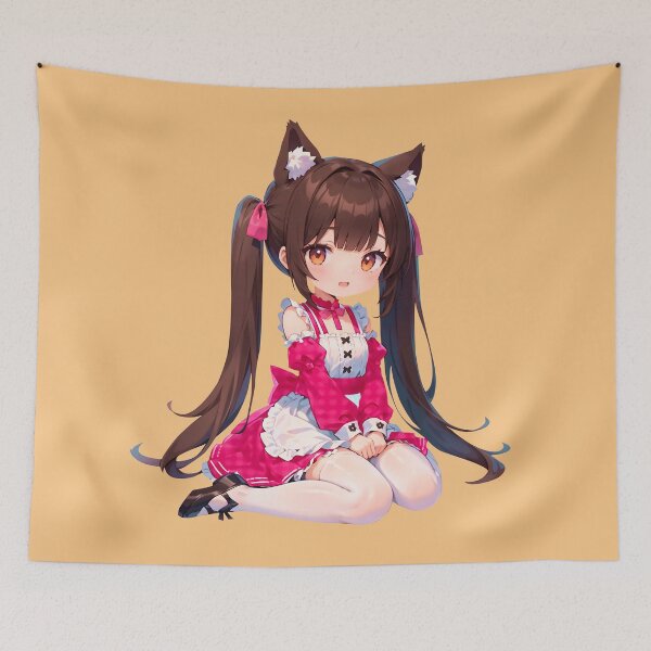 Item preview, Cute Chibi Maid Nekomimi Girl Chocola Neko Para designed and sold by MikaseSan.