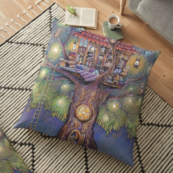 Tree House Floor Pillow
