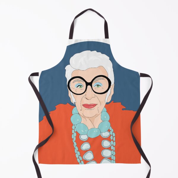 Item preview, Iris Apfel Portrait Orange Coat designed and sold by sszampetti.
