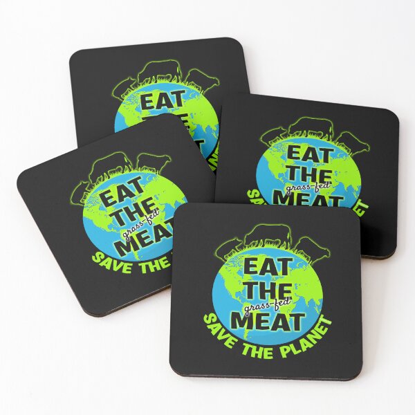 Item preview, EAT THE GRASS FED MEAT SAVE THE PLANET | Regenerative Farming Agriculture, Sustainable Farming, Climate Change | Keto Carnivore Diet | Meat Eater designed and sold by Made by Tamar.