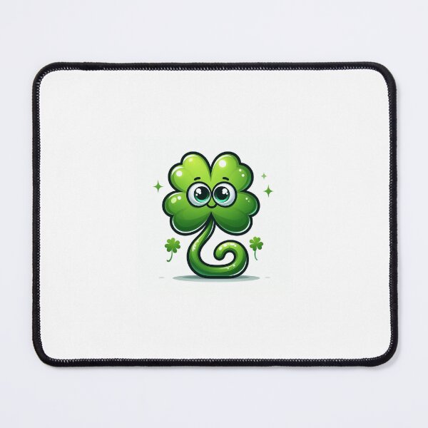 Item preview, Cute cartoon 4-leaf clover designed and sold by raleca78.