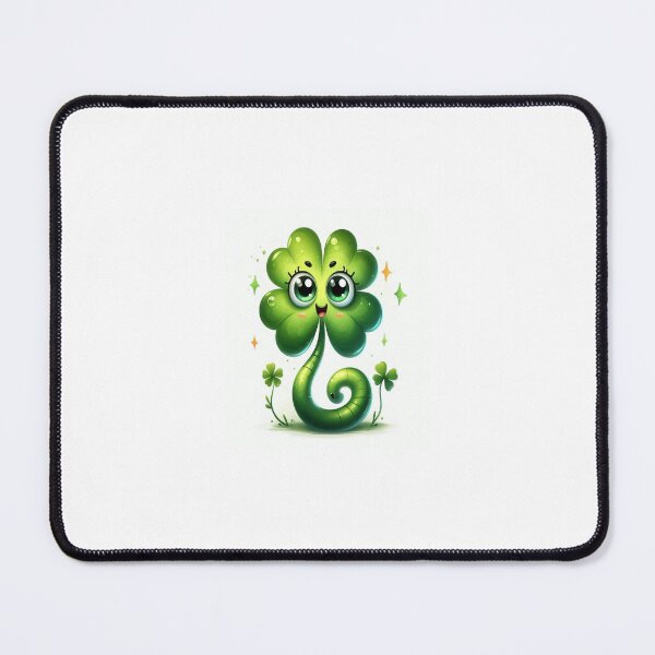 Item preview, Cute female cartoon 4-leaf clover designed and sold by raleca78.