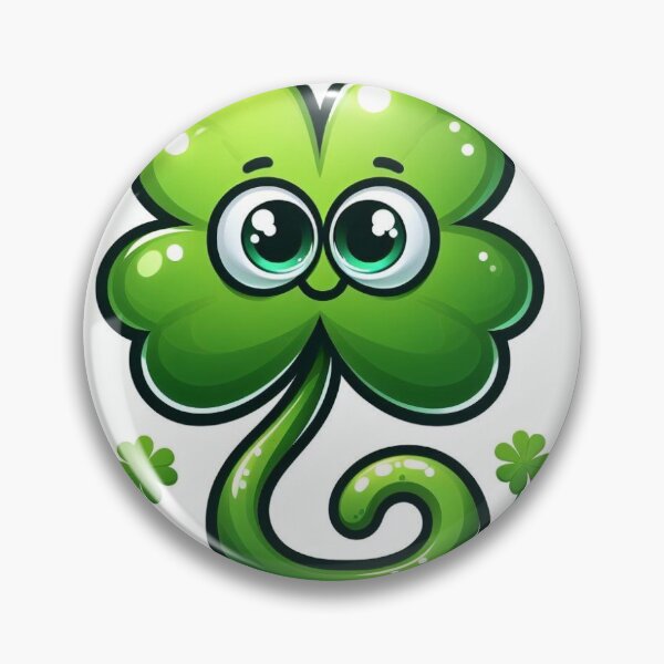 Item preview, Cute cartoon 4-leaf clover designed and sold by raleca78.
