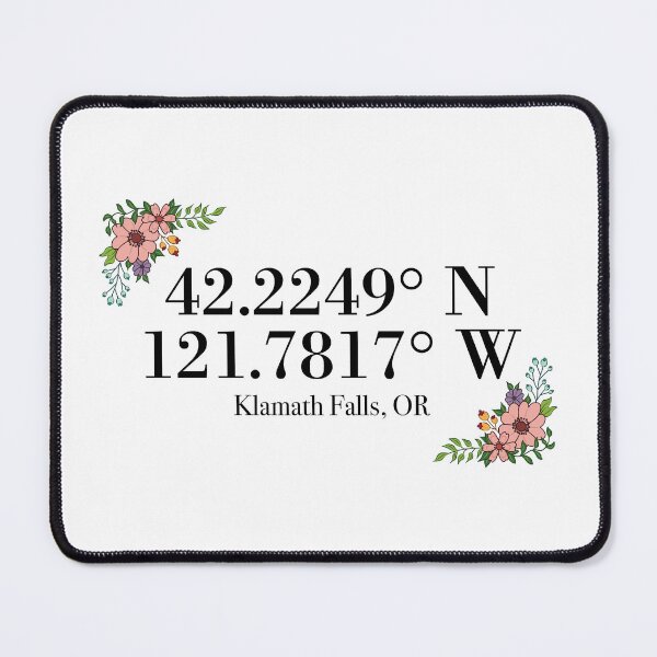 Item preview, Klamath Falls, OR Coordinates designed and sold by mynameisliana.