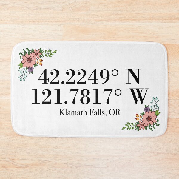 Item preview, Klamath Falls, OR Coordinates designed and sold by mynameisliana.