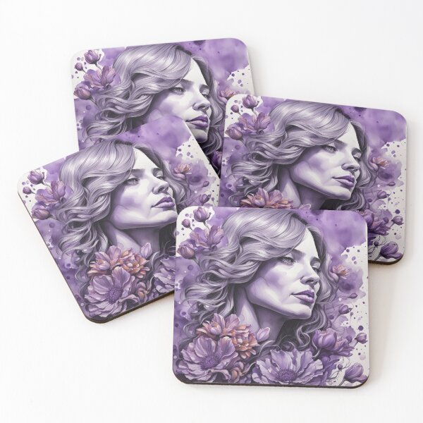 Item preview, watercolor flower queen designed and sold by Jenswhim.