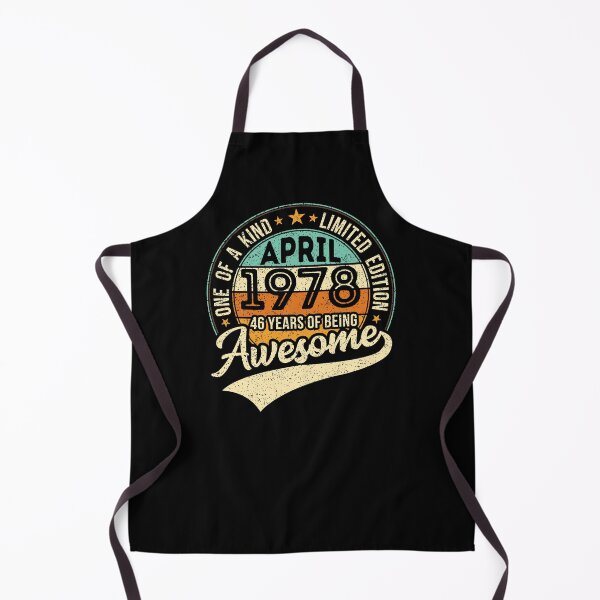 Item preview, One of a kind vintage birthday gift for the awesome 46 years old - born in APRIL 1978 - 2024 birthday designed and sold by oudinmeissArt.