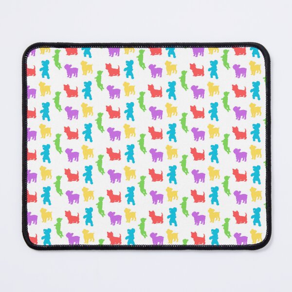 Item preview, Colorful Yorkshire Terrier Dog Silhouettes designed and sold by TheAnimalZ00.