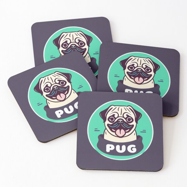 Item preview, Adorable Pug in his bowl designed and sold by woohoohoo.