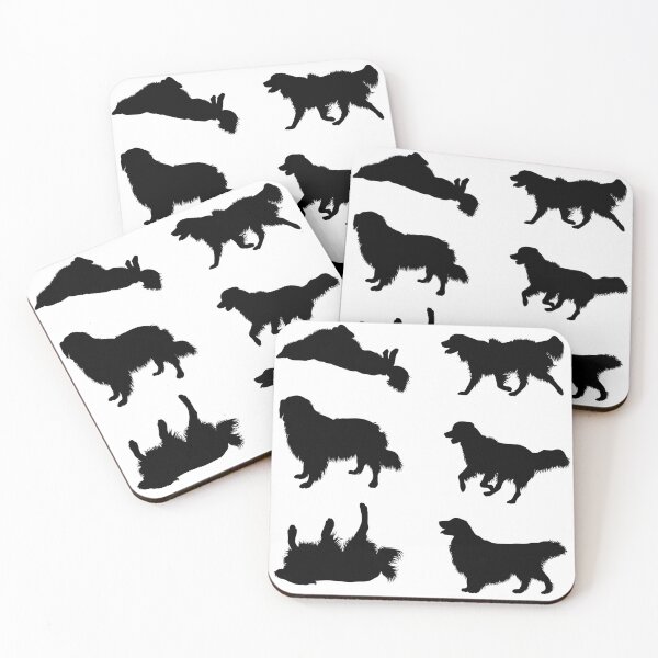 Item preview, Black Golden Retriever Dog Silhouettes designed and sold by TheAnimalZ00.