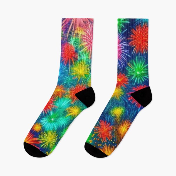 Item preview, Abstract Colorful Fireworks Pattern designed and sold by calibrit.