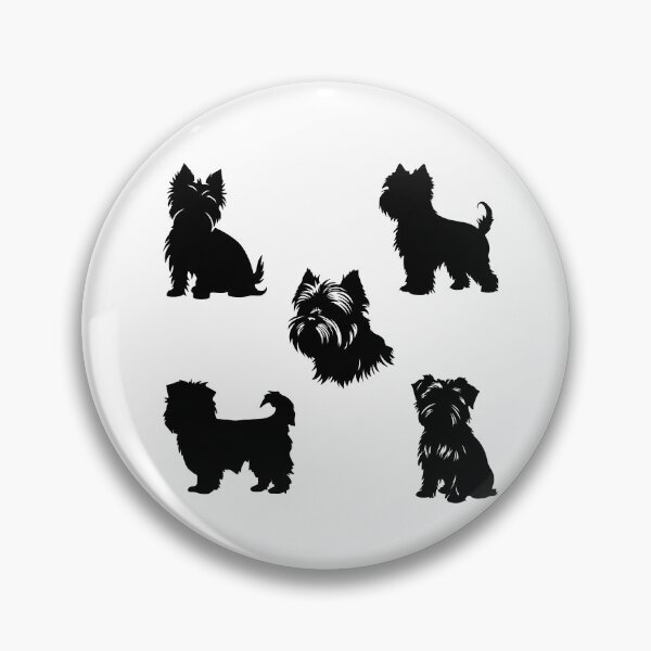 Item preview, Black Affenpinscher Silhouettes designed and sold by TheAnimalZ00.