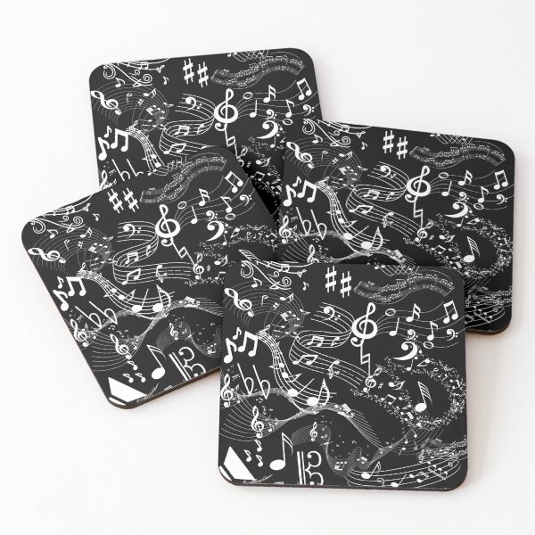 Item preview, Music Everywhere.  Musical Sound in Notation Original Graphic Art designed and sold by BrightrDayMusicArt.