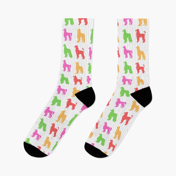 Item preview, Colorful Afghan Hound Dog Silhouettes designed and sold by TheAnimalZ00.