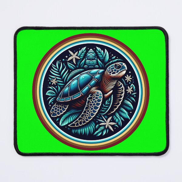 Item preview, SEA TURTLE - #00FF00 designed and sold by Marlon Oseguera.