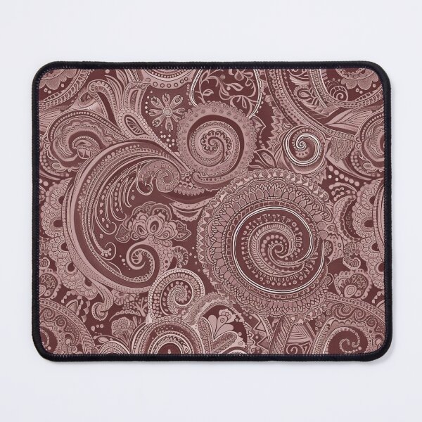 Item preview, Rich Brown Paisley Pattern designed and sold by kansaikate.