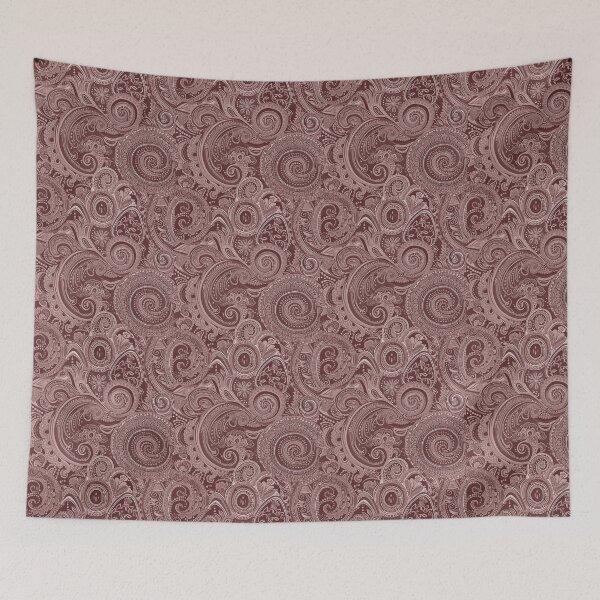 Item preview, Rich Brown Paisley Pattern designed and sold by kansaikate.