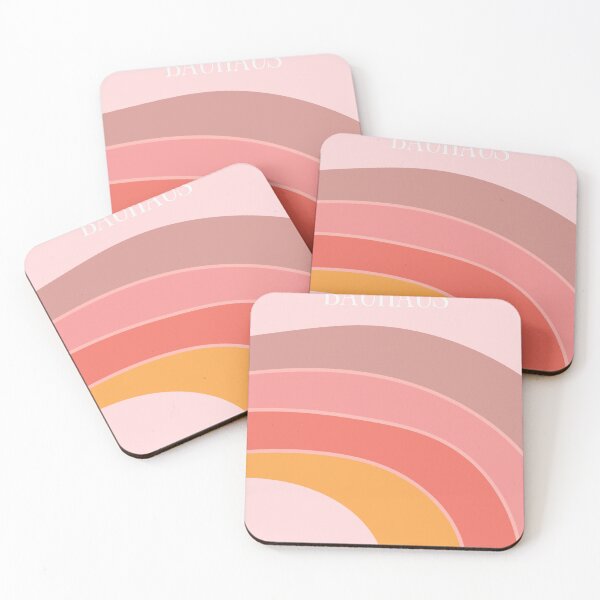 Item preview, Bauhaus Inspired Fuschia, Orange, Coral, Baby Pink Rainbow Pallete designed and sold by Christie Olstad.